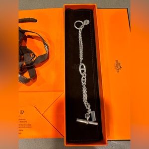 Hermes sliver bracelet